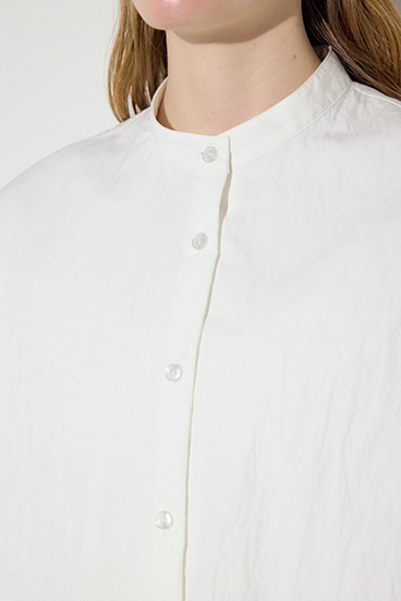 【SS先行アイテム】レイヤードバンドカラーシャツ 詳細画像