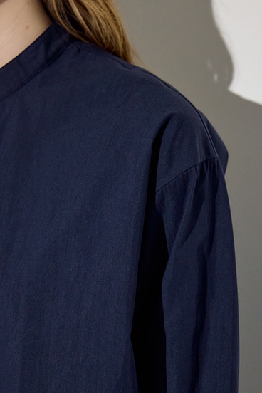 【SS先行アイテム】レイヤードバンドカラーシャツ 詳細画像