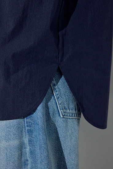 【SS先行アイテム】レイヤードバンドカラーシャツ 詳細画像