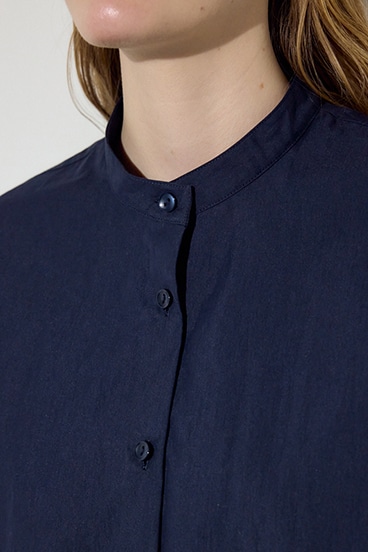 【SS先行アイテム】レイヤードバンドカラーシャツ 詳細画像