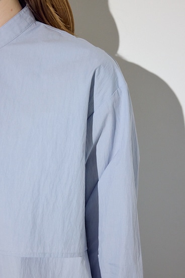 【SS先行アイテム】レイヤードバンドカラーシャツ 詳細画像