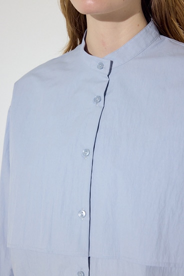 【SS先行アイテム】レイヤードバンドカラーシャツ 詳細画像