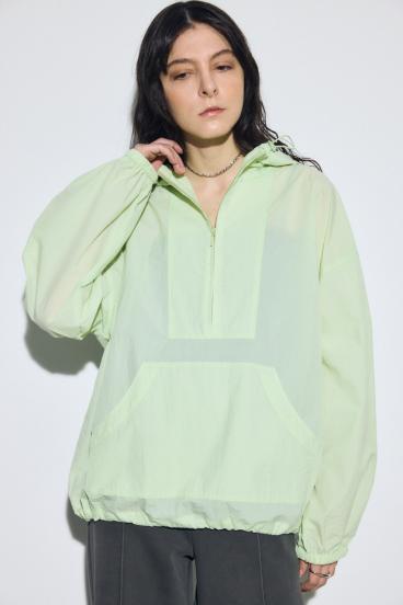 ナイロンアノラックパーカー