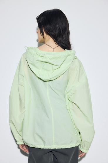 ナイロンアノラックパーカー 詳細画像