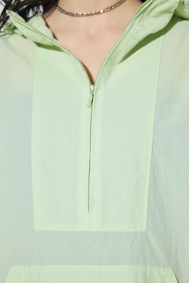 ナイロンアノラックパーカー 詳細画像