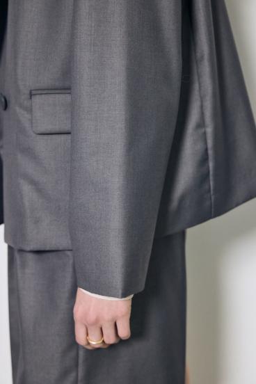 ルーズテーラードジャケット 詳細画像