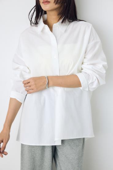 レギュラーカラーオーバーシルエットシャツ 詳細画像