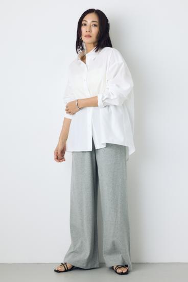 レギュラーカラーオーバーシルエットシャツ 詳細画像