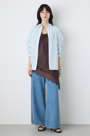 レギュラーカラーオーバーシルエットシャツ 詳細画像