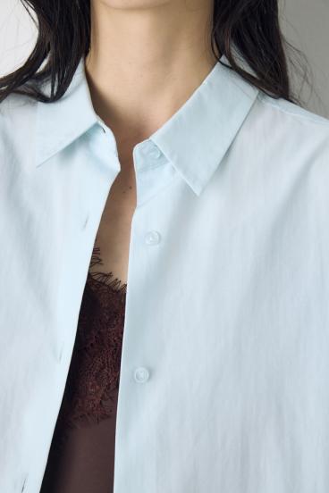 レギュラーカラーオーバーシルエットシャツ 詳細画像