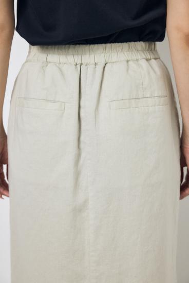 ソフトリネンラップスカート 詳細画像