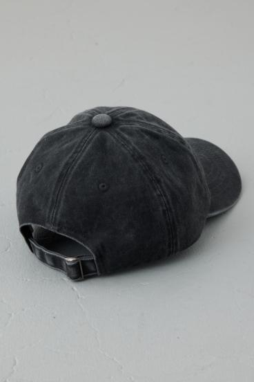 ウォッシュ加工フロントメッセージキャップ 詳細画像