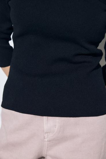 オフショルニットトップス 詳細画像