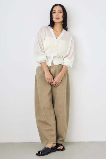 シアーニットカーディガン 詳細画像