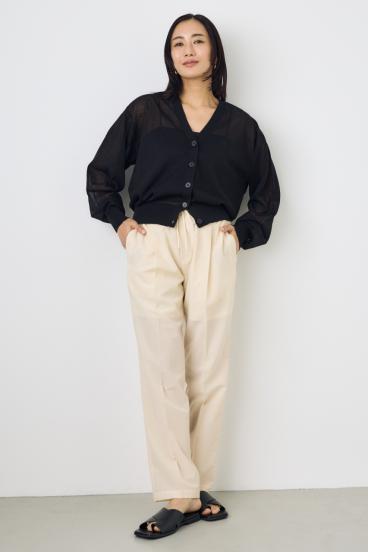 シアーニットカーディガン 詳細画像