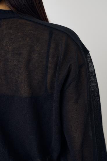 シアーニットカーディガン 詳細画像