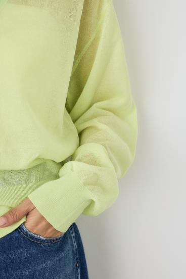 シアーニットカーディガン 詳細画像