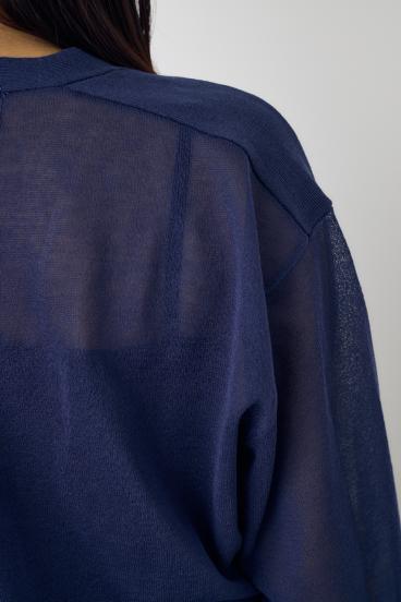 シアーニットカーディガン 詳細画像