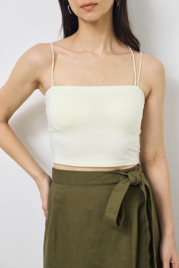 カップ付きチューブトップ(ショート) 詳細画像