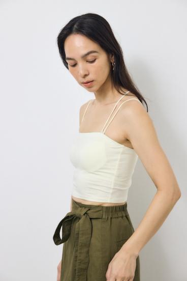 カップ付きチューブトップ(ショート) 詳細画像