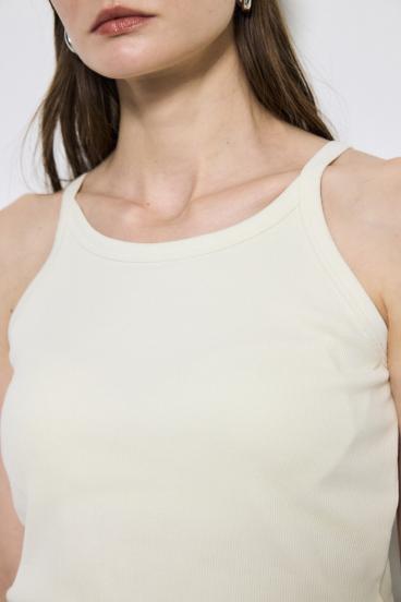 カップ付きホルターネックキャミソール 詳細画像