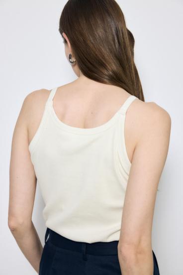 カップ付きホルターネックキャミソール 詳細画像