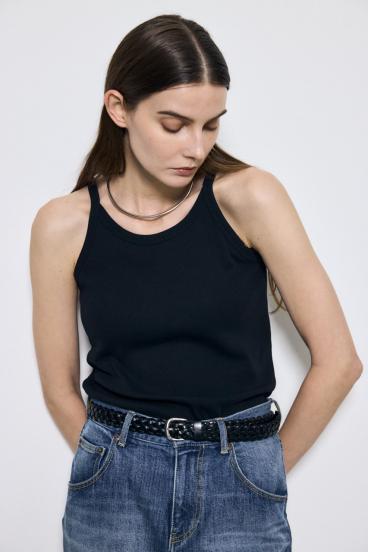 カップ付きホルターネックキャミソール