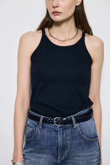 カップ付きホルターネックキャミソール 詳細画像