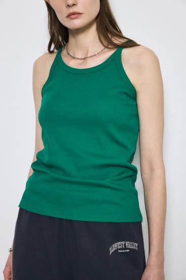 カップ付きホルターネックキャミソール