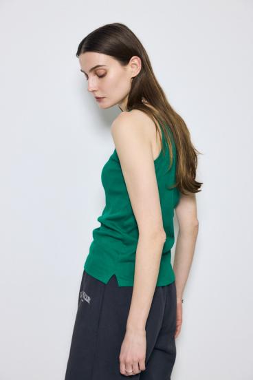 カップ付きホルターネックキャミソール 詳細画像