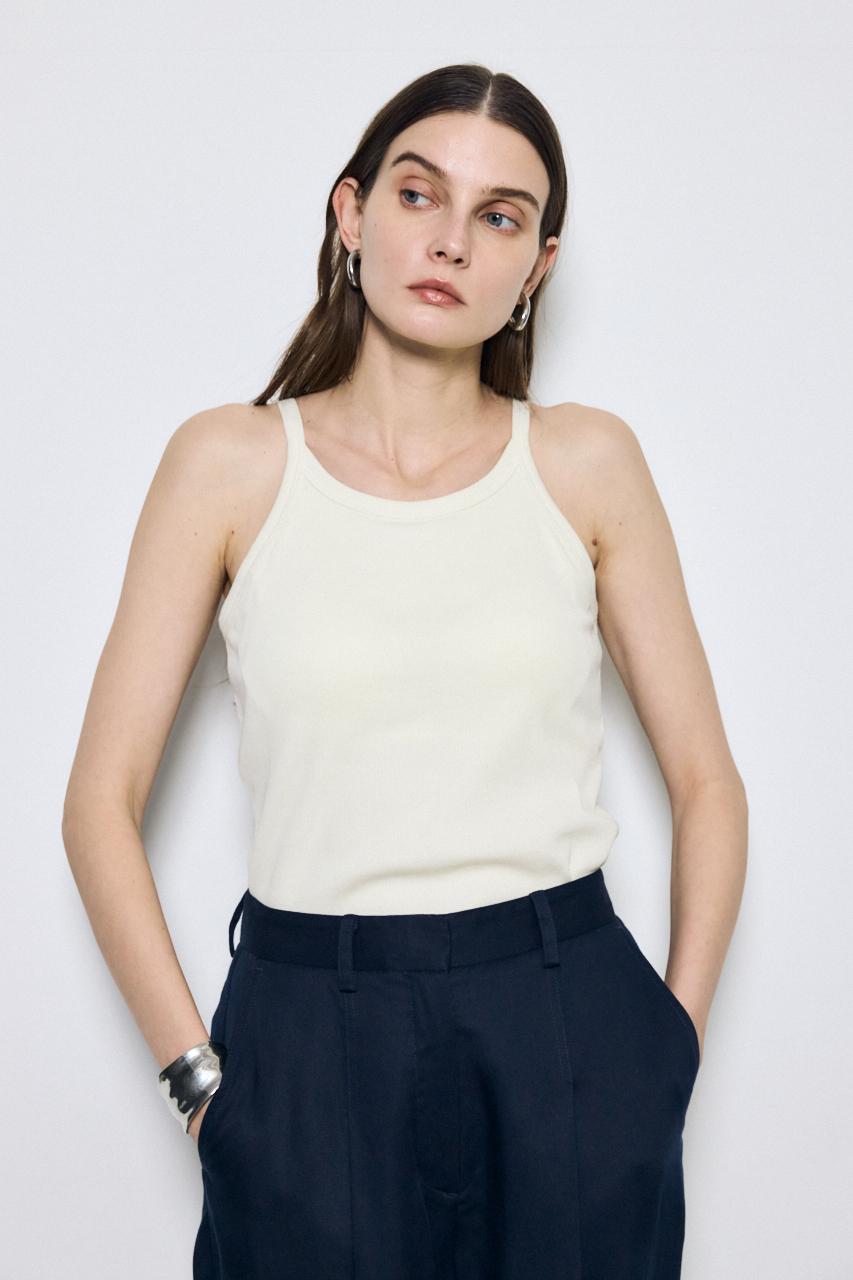 カップ付きホルターネックキャミソール