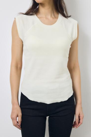 カップ付きノースリーブトップス 詳細画像