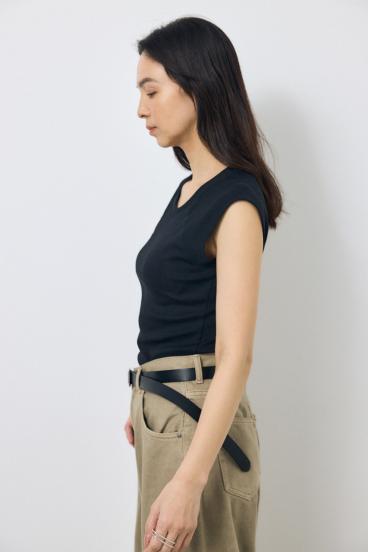 カップ付きノースリーブトップス 詳細画像