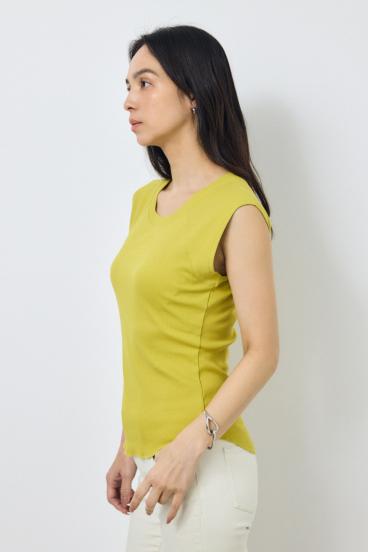 カップ付きノースリーブトップス 詳細画像