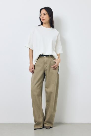 プレミアムコットンオーバーシルエットTシャツ 詳細画像