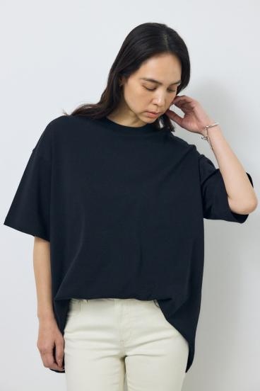 プレミアムコットンオーバーシルエットTシャツ 詳細画像