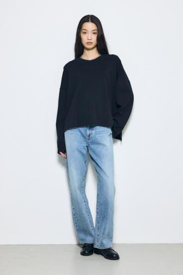 スリットヘムルーズプルオーバー 詳細画像