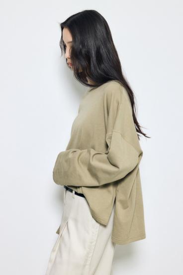 スリットヘムルーズプルオーバー 詳細画像