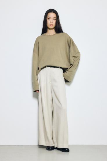 スリットヘムルーズプルオーバー 詳細画像