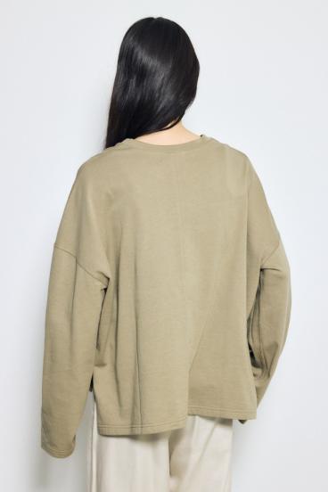 スリットヘムルーズプルオーバー 詳細画像