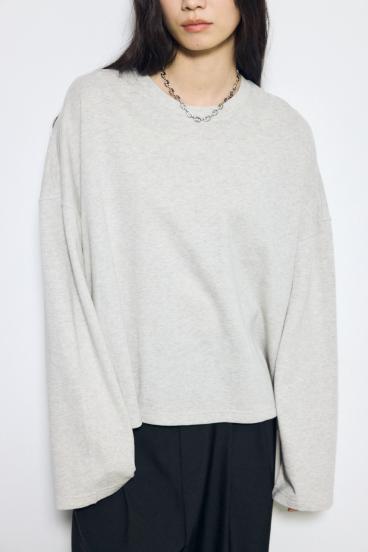 スリットヘムルーズプルオーバー 詳細画像