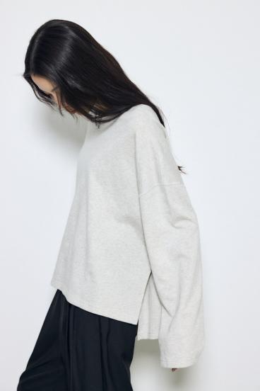 スリットヘムルーズプルオーバー 詳細画像