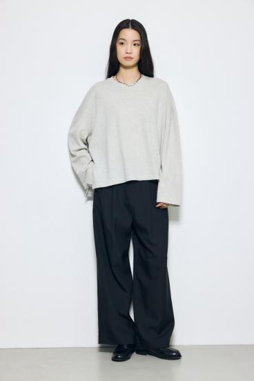 スリットヘムルーズプルオーバー 詳細画像