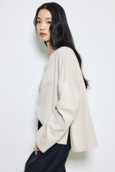 スリットヘムルーズプルオーバー 詳細画像