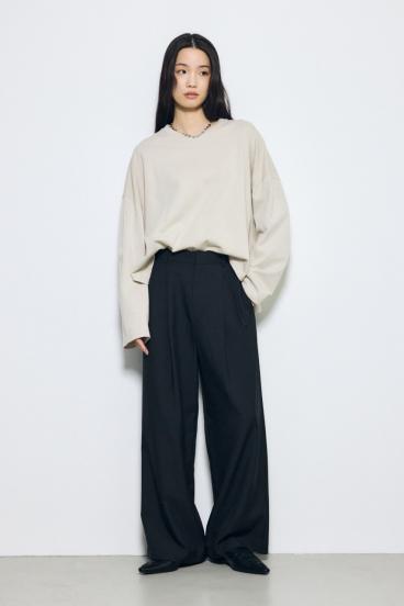 スリットヘムルーズプルオーバー 詳細画像