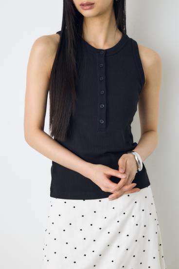LGB ロング ヘンリーネック タンクトップ ヘンリーネックタンクトップ｜WOMEN｜250JSY80-5331｜AZUL BY MOUSSY