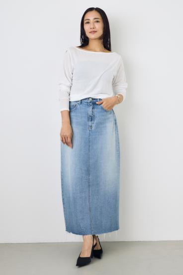 シアーカットオフショルトップス 詳細画像