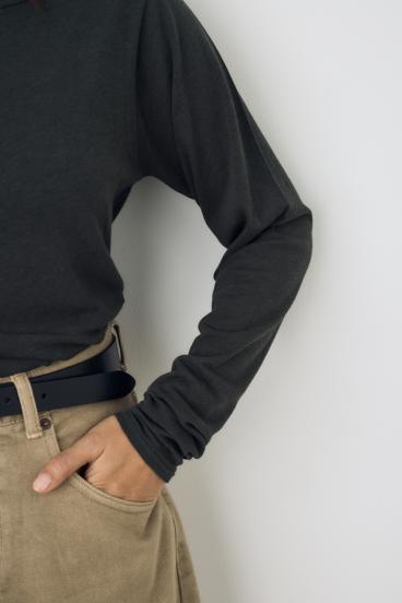 シアーカットオフショルトップス 詳細画像