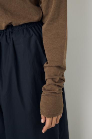 シアーカットオフショルトップス 詳細画像