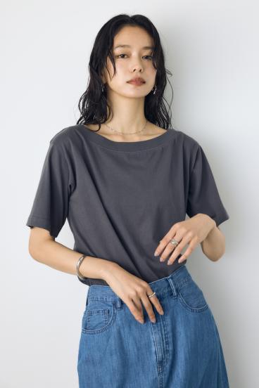 クールタッチワンショルダーカットトップス